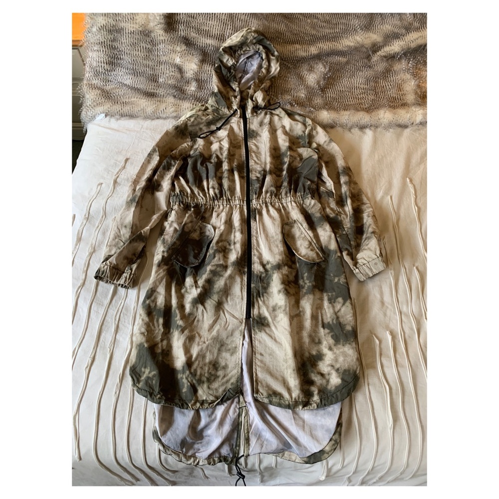 Wild Fable Tie Dye Long Windbreaker